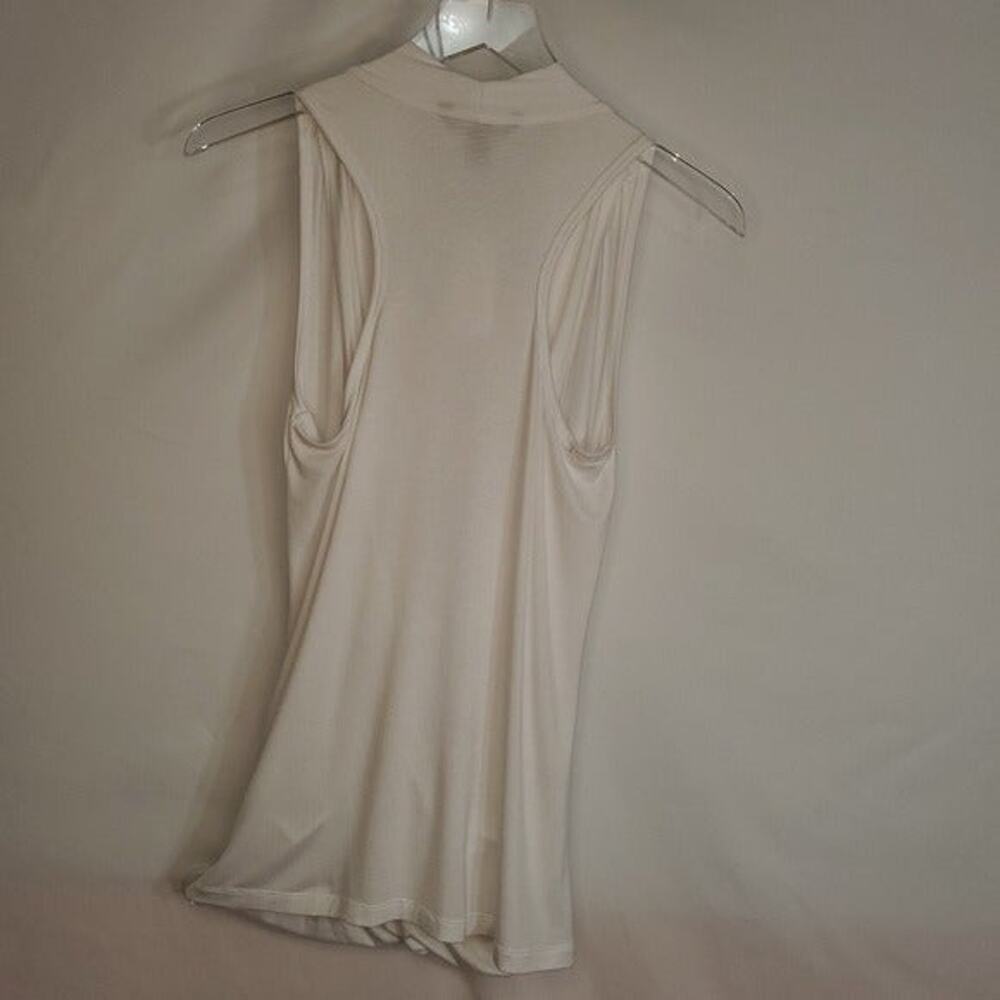 Banana Republic White Draped Tank Racerback Top NWT Size S - Picture 9 of 16